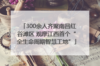 300余人齐聚南昌红谷滩区 观摩江西首个“全生命周期智慧工地”