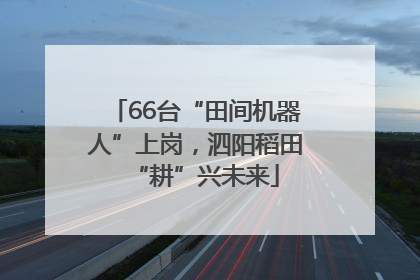 66台“田间机器人”上岗，泗阳稻田“耕”兴未来